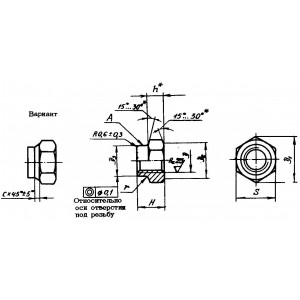 ОСТ 1 33055-80 Гайки шестигранные высокие самоконтрящиеся