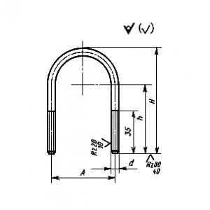ГОСТ 24195-80 Скобы для патрубков