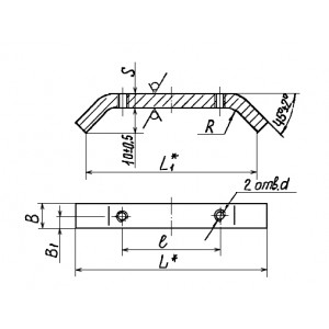 ОСТ 95 379-89 Скобы для крепления труб и кабелей