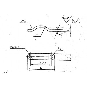 ОСТ 92-9076-79 Скобы крепления деталей крепления разъемов