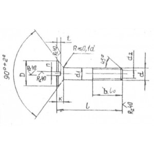 ОСТ 92-8834-77 Винты с потайной головкой повышенного качества