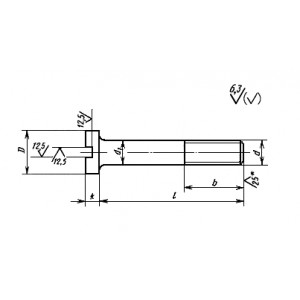 ГОСТ 1491-80 Винты с цилиндрической головкой классов точности А и В