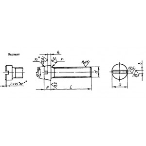 ОСТ 1 31514-80 Винты с цилиндрической головкой