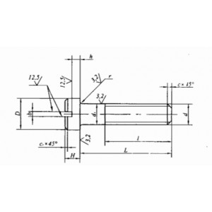 ОСТ 92-0760-72 Винты с цилиндрической головкой