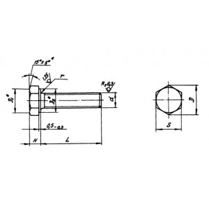 ОСТ 1 10576-72 Винты с шестигранной головкой из титанового сплава