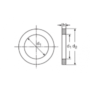 DIN 433 Шайбы плоские узкие