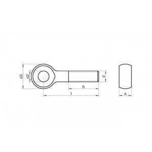DIN 444 Болты откидные