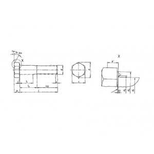 DIN 931 Болты с шестигранной головкой