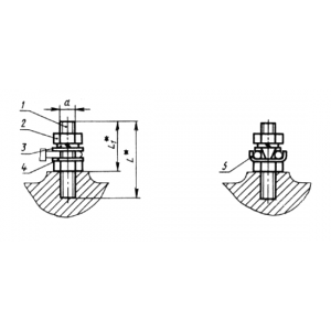 ГОСТ 21130-75 Хомуты для закрепления различных видов заземляемых кабелей определенным диаметром