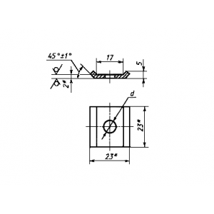 ГОСТ 24197-80 Шайбы квадратные