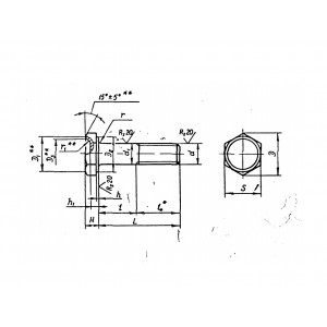 ОСТ 1 31240-86 Болты с шестигранной облегченной головкой